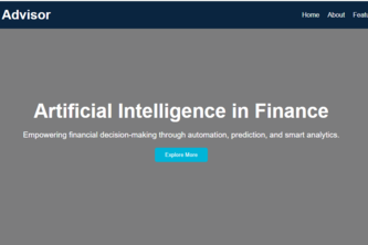 AI in Finance – A Simple Innovation Showcase