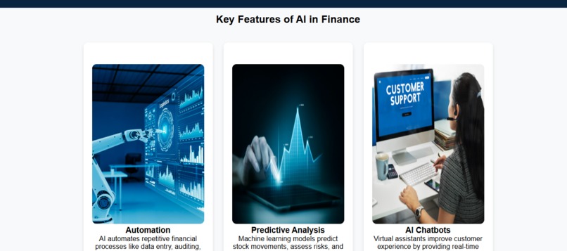 AI in Finance – A Simple Innovation Showcase – screenshot 4