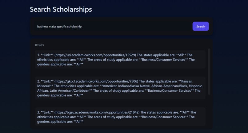 Scholarshipper – screenshot 2