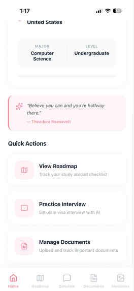 UniPilot - Study Abroad AI App – screenshot 2