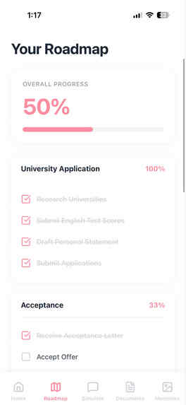 UniPilot - Study Abroad AI App – screenshot 3