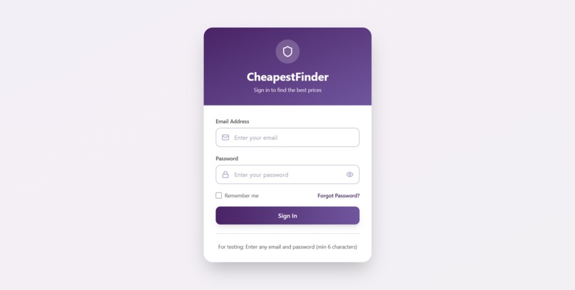Cheapest Finder  – screenshot 1