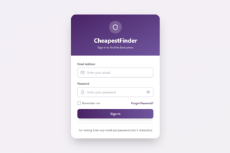 Cheapest Finder 