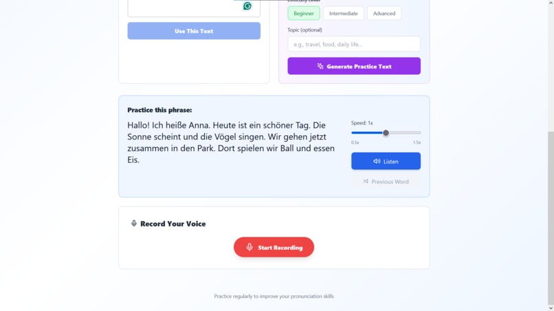 Pronunciation Coach – screenshot 2