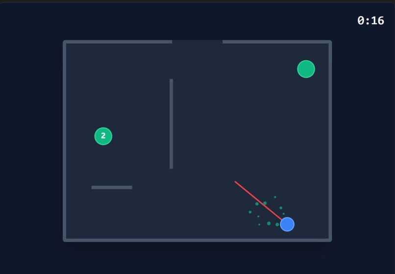 Circle Slice Game (0-edged sword) – screenshot 2