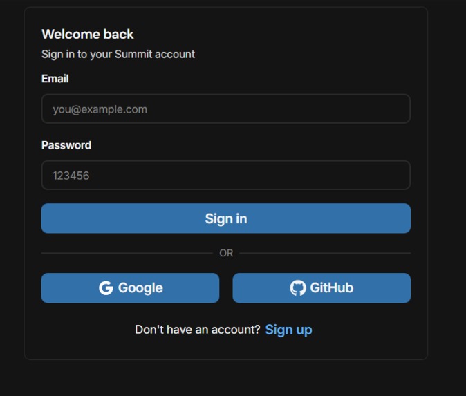 Summit – screenshot 1