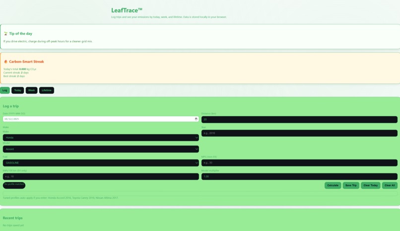 LeafTrace™ – screenshot 1