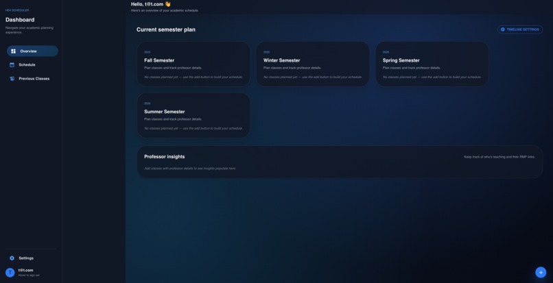 ChronosAI: An Agentic AI Schedule Planner – screenshot 2