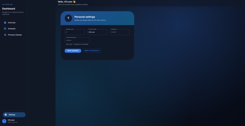 ChronosAI: An Agentic AI Schedule Planner – screenshot 5