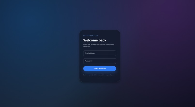 ChronosAI: An Agentic AI Schedule Planner – screenshot 1