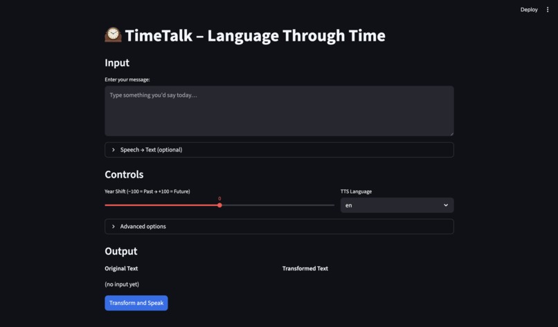 Time Talk – screenshot 1