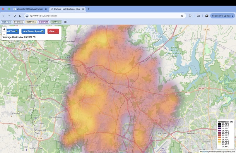HeatMap Project – screenshot 1