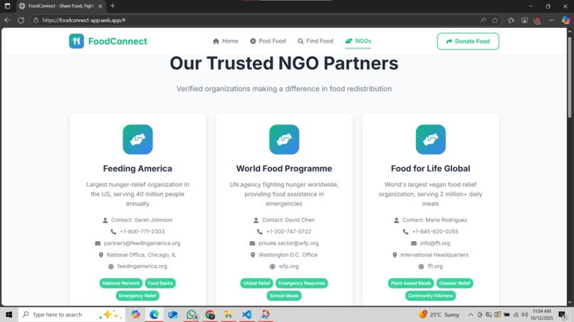 FoodConnect – screenshot 4