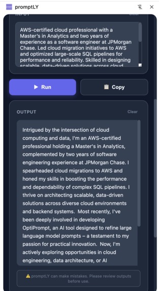 promptLY – screenshot 10