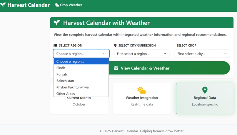 Harvest Calendar – screenshot 2