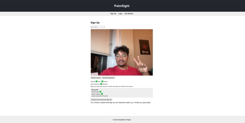 PalmSight – screenshot 1