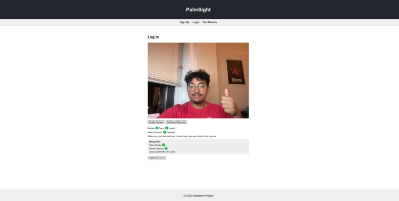 PalmSight – screenshot 2