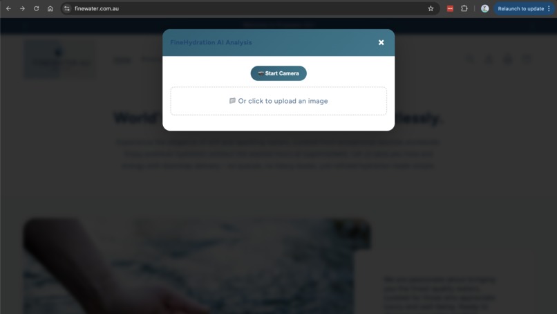 Bottle Water Hydration Scorer – screenshot 1