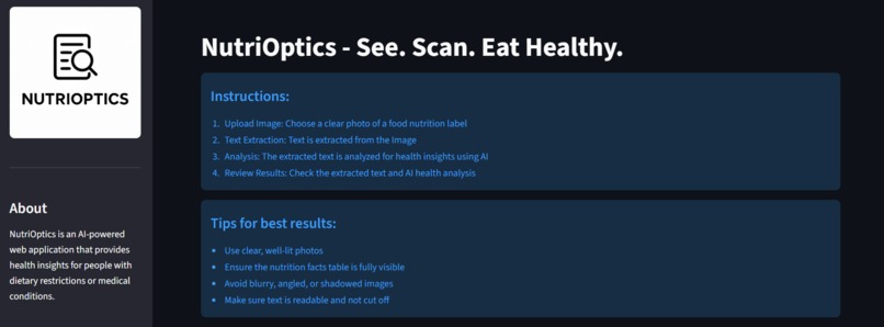 NutriOptics - See. Scan. Eat Healthy. – screenshot 2
