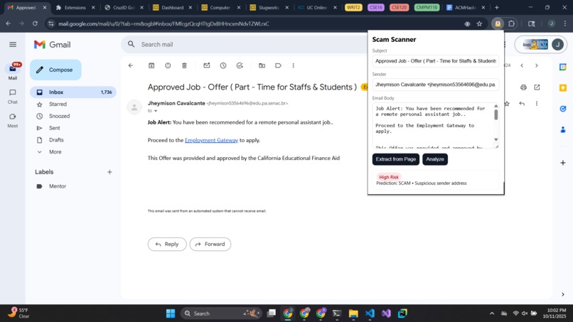 Scam Scanner – screenshot 2