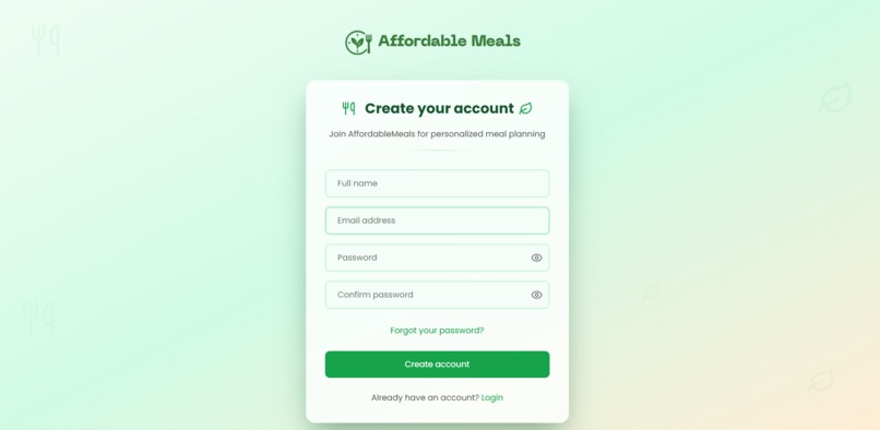 Affordable Meals – screenshot 2