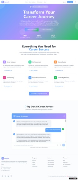 Career Advice Chatbot – screenshot 1