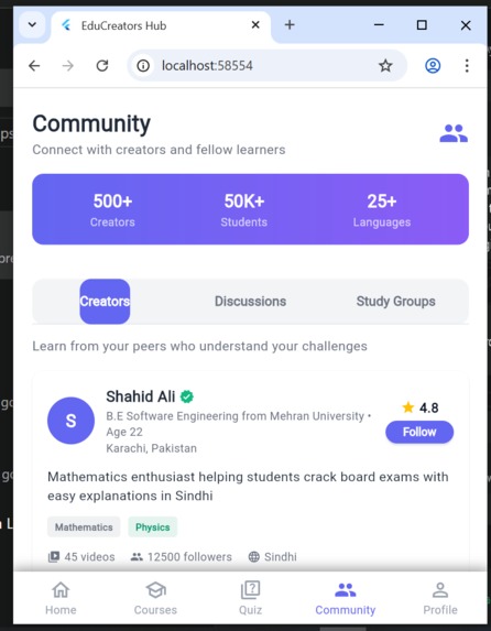 EduCreators – screenshot 3