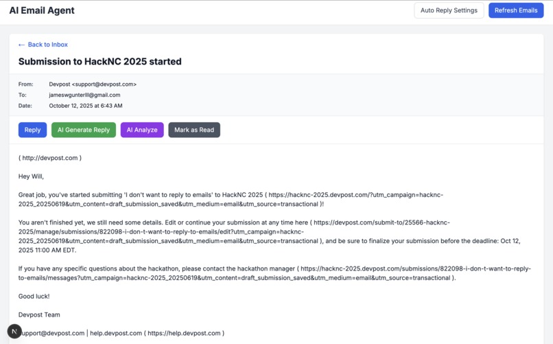 I don't want to reply to emails – screenshot 6
