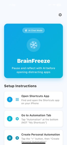 BrainFreeze – screenshot 2