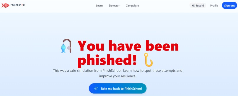 PhishSchool – screenshot 5