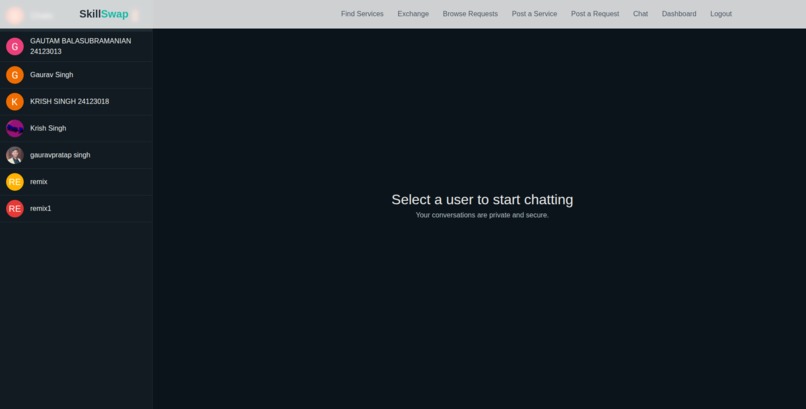 SkillSwap – screenshot 2