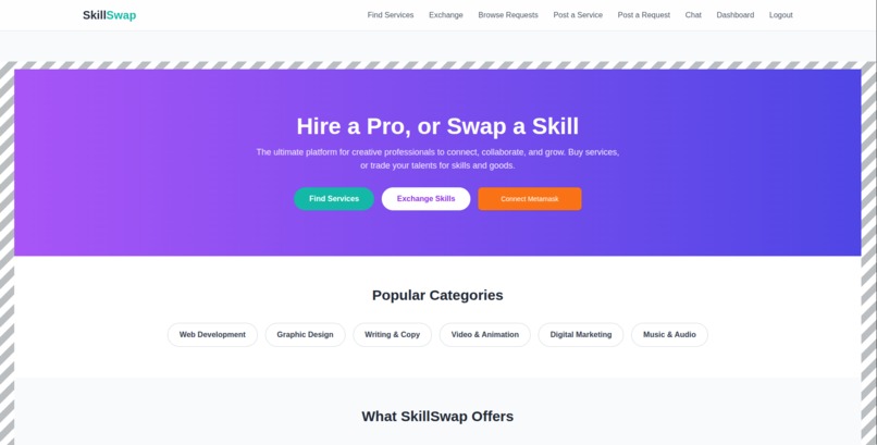 SkillSwap – screenshot 4