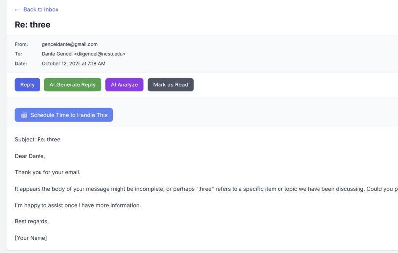 I don't want to reply to emails – screenshot 8