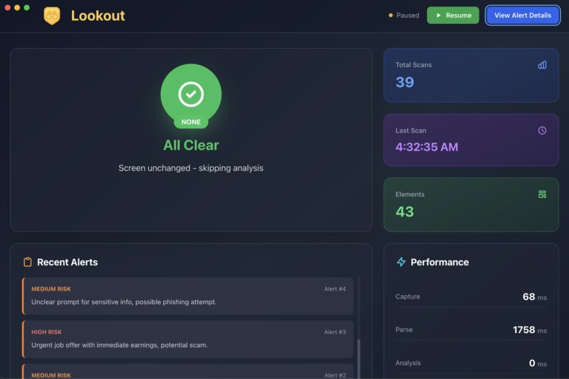 Lookout – screenshot 2