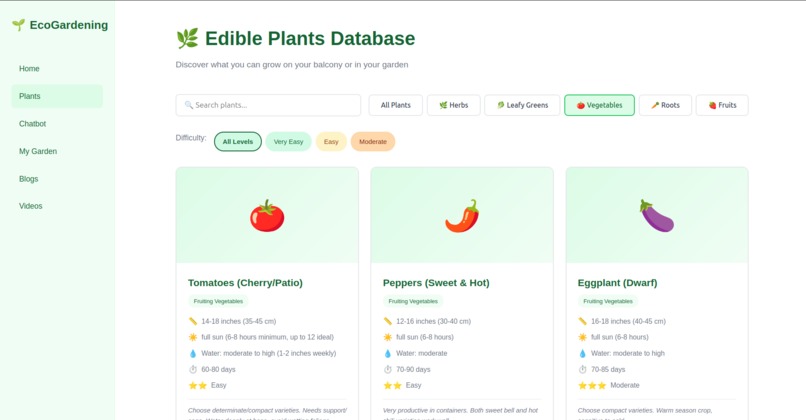 EcoGardening – screenshot 2