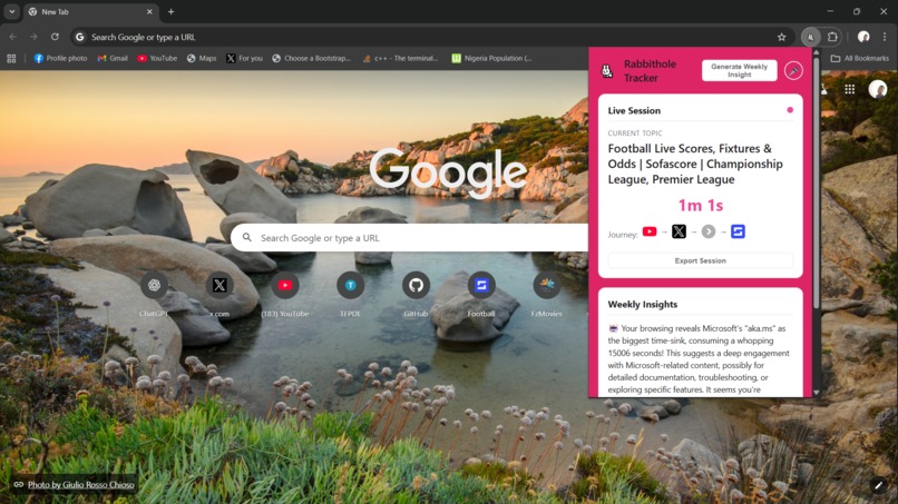 Rabbithole Tracker – screenshot 2