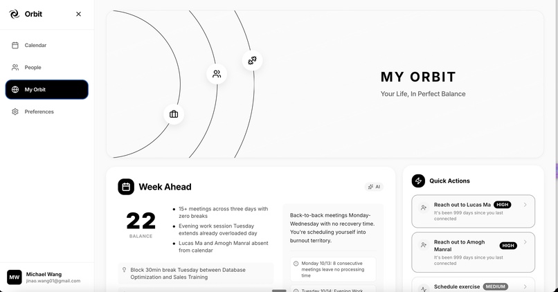 Orbit: Intelligent Life Management – screenshot 5
