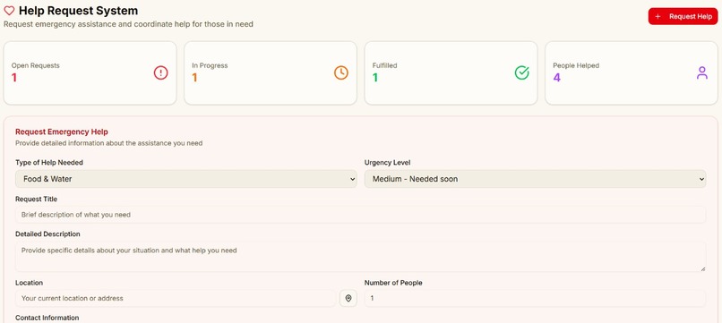 Disaster Relief Portal – screenshot 4