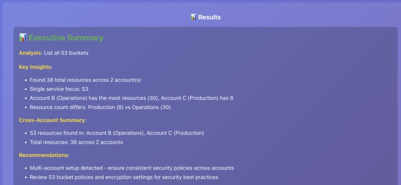 MV AWS MultiAgent – screenshot 1
