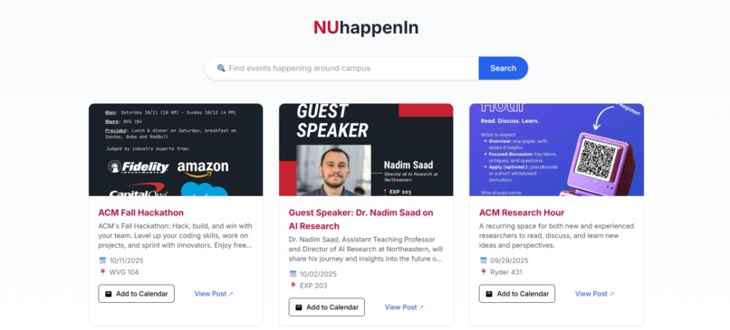 NUHappenIn – screenshot 1