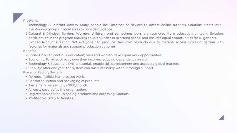 Factory System- Empowering families Globally – screenshot 4