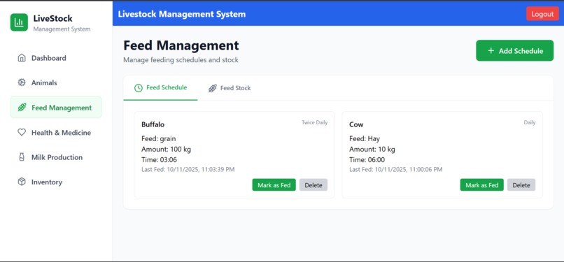 Livestock Management System – screenshot 6