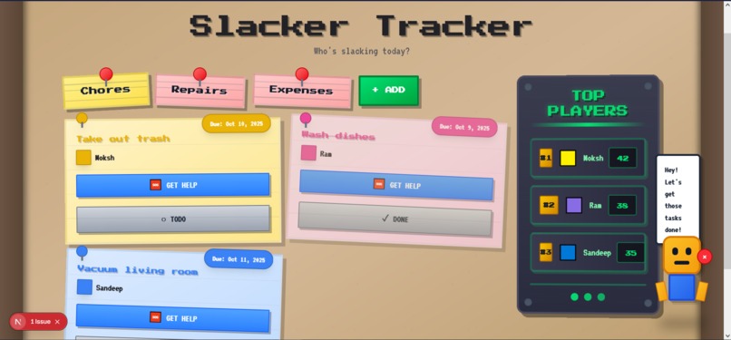 Slacker Tracker – screenshot 1