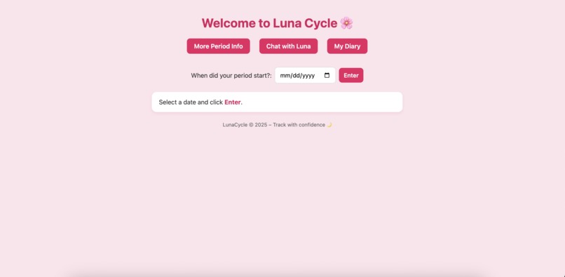 LunaCycle – screenshot 1