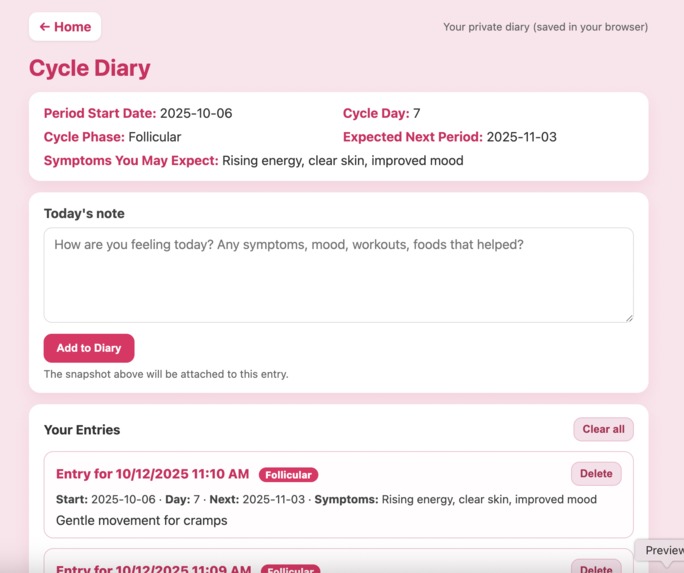 LunaCycle – screenshot 4