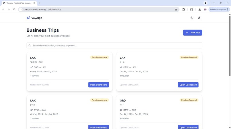 VoyAIge – screenshot 1
