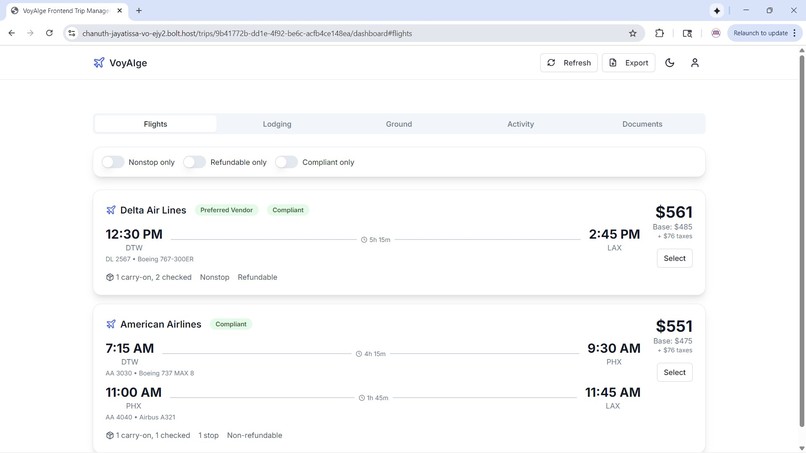 VoyAIge – screenshot 6