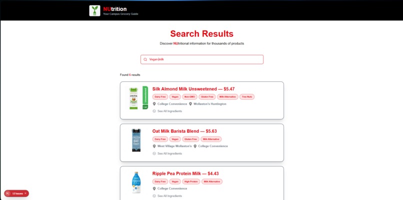 NUtrition – screenshot 3