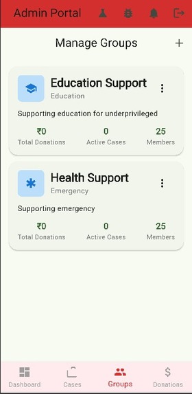 Charity portal  – screenshot 3