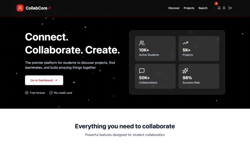 CollabCore – screenshot 1